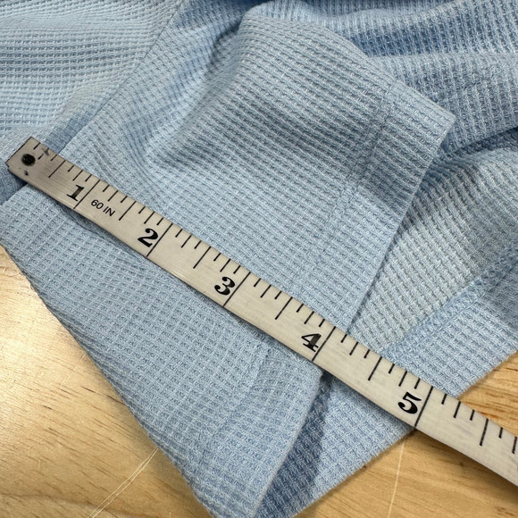 Athleta Wind Down Sleep Shorts Waffle Knit Light Blue Women's Size XL NWT - Picture 10 of 10